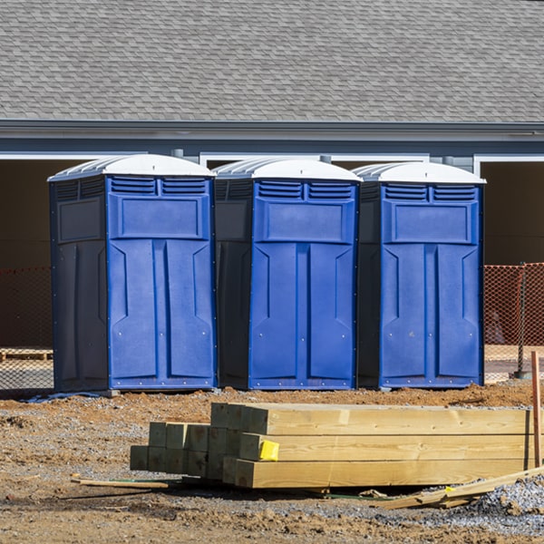 what is the cost difference between standard and deluxe porta potty rentals in Circle Montana